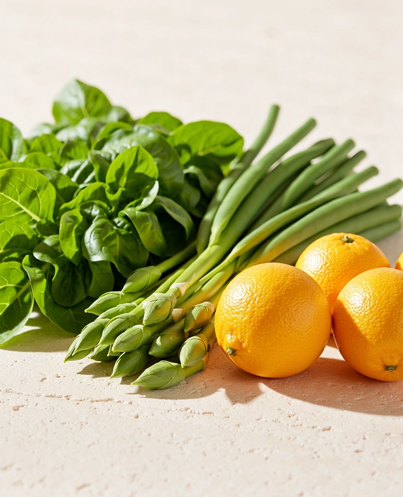 Frische gesunde Zutaten für die Ernährungsberatung