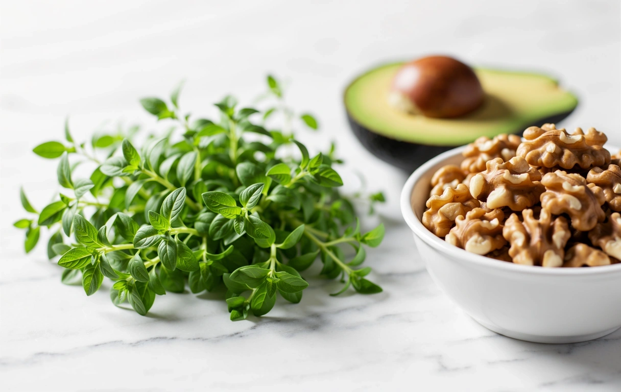 Frische gesunde Zutaten